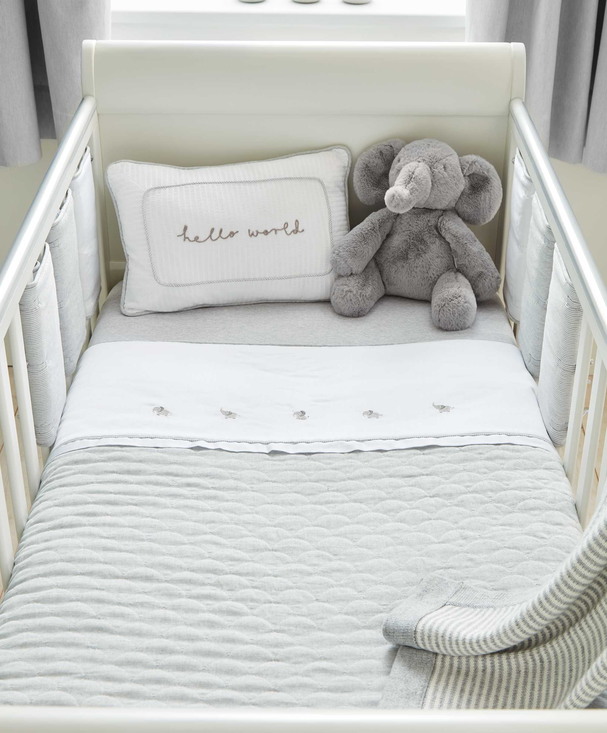 Mamas & Papas Quilts & Coverlets Welcome To The World Quilt - Grey
