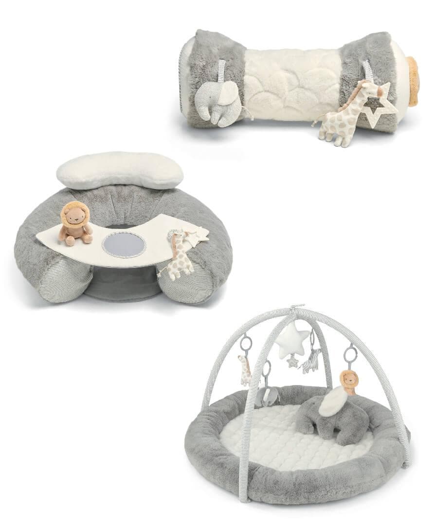 Playmat Bundle (3 Pieces) - Welcome to the World Grey