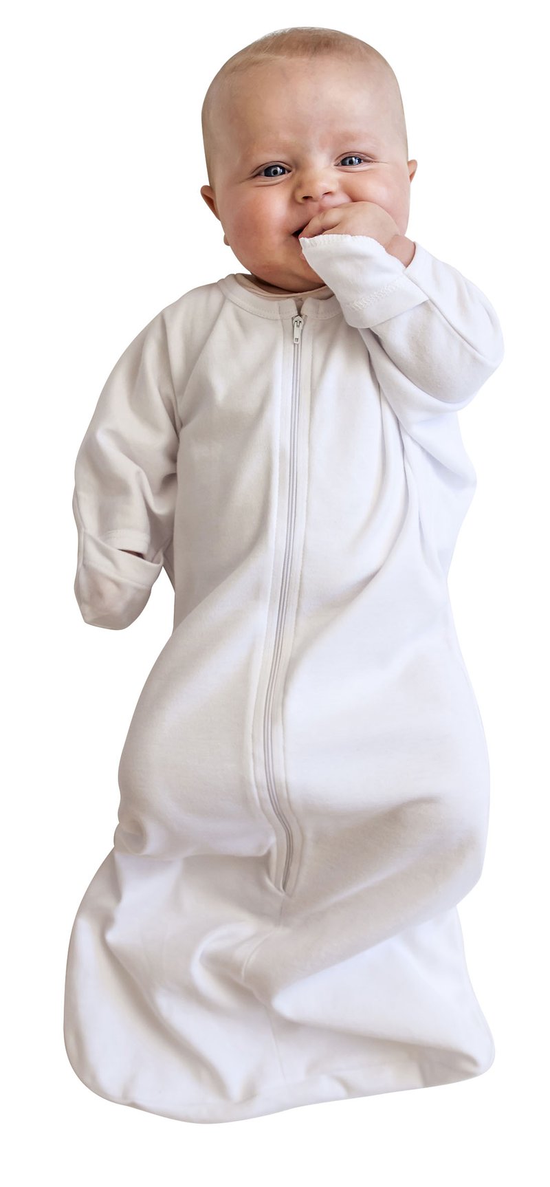 Babystudio Swaddlebag Bamboo 0.5 TOG Large - White