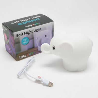 Babystudio Soft Silicon Night Light - Elephant