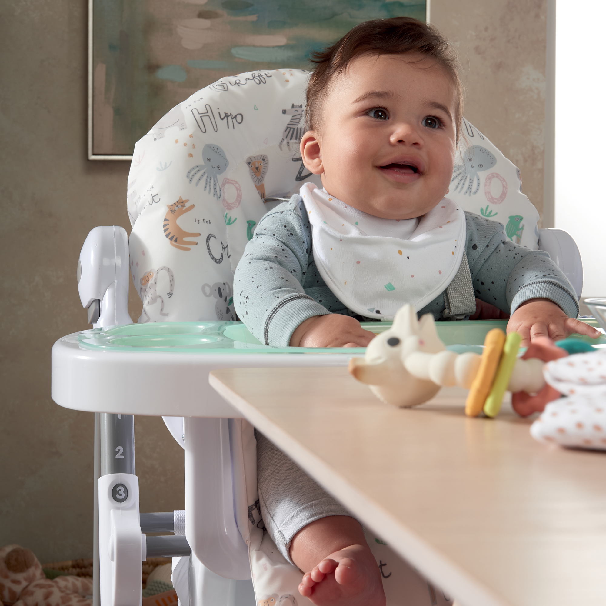 Mamas and papas alphabet high chair discount - Main Image