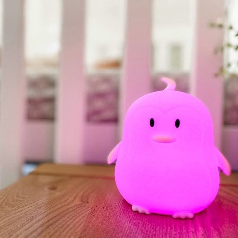 babystudio Soft Silicon Night Light - Penguin