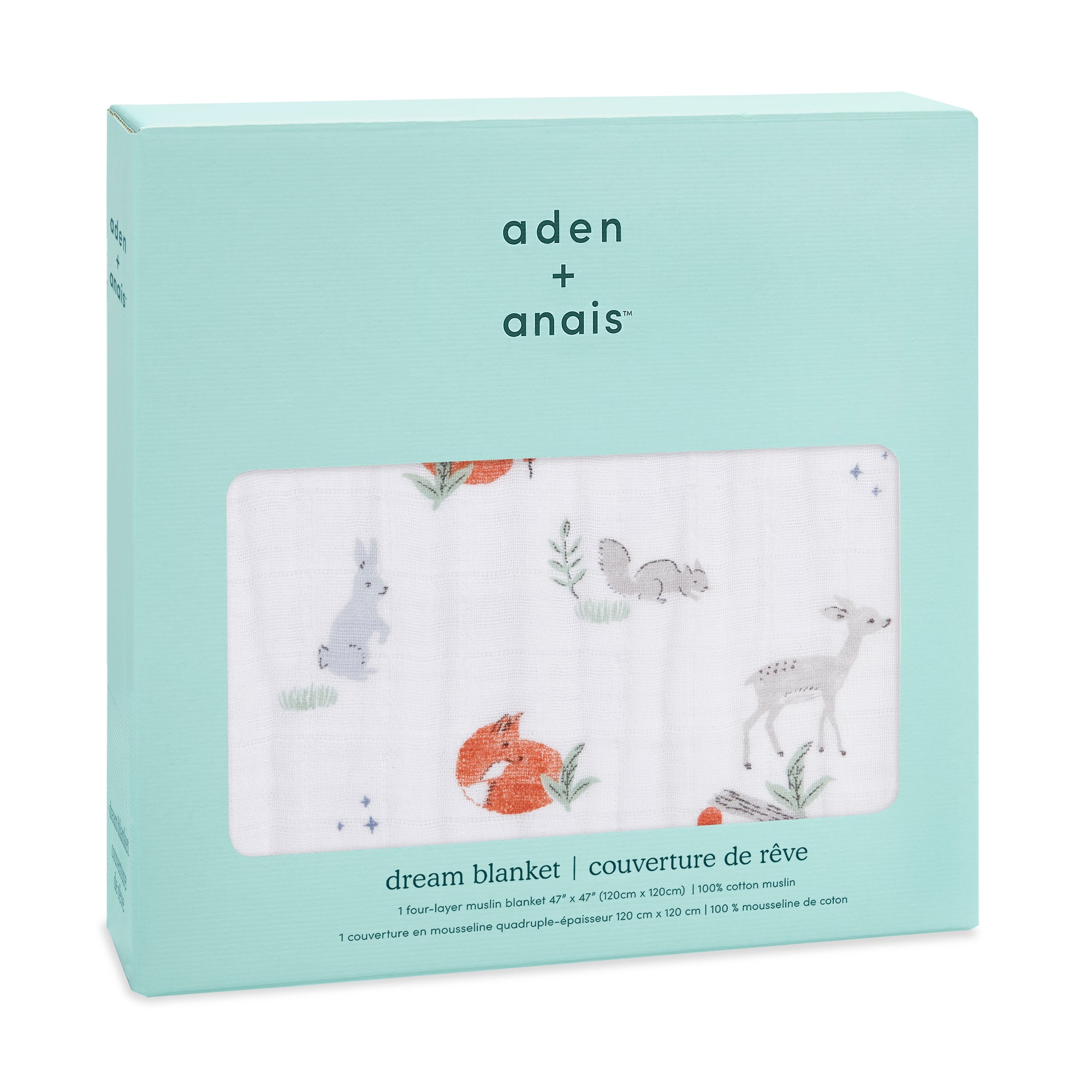 aden + anais naturally - forest classic dream blanket