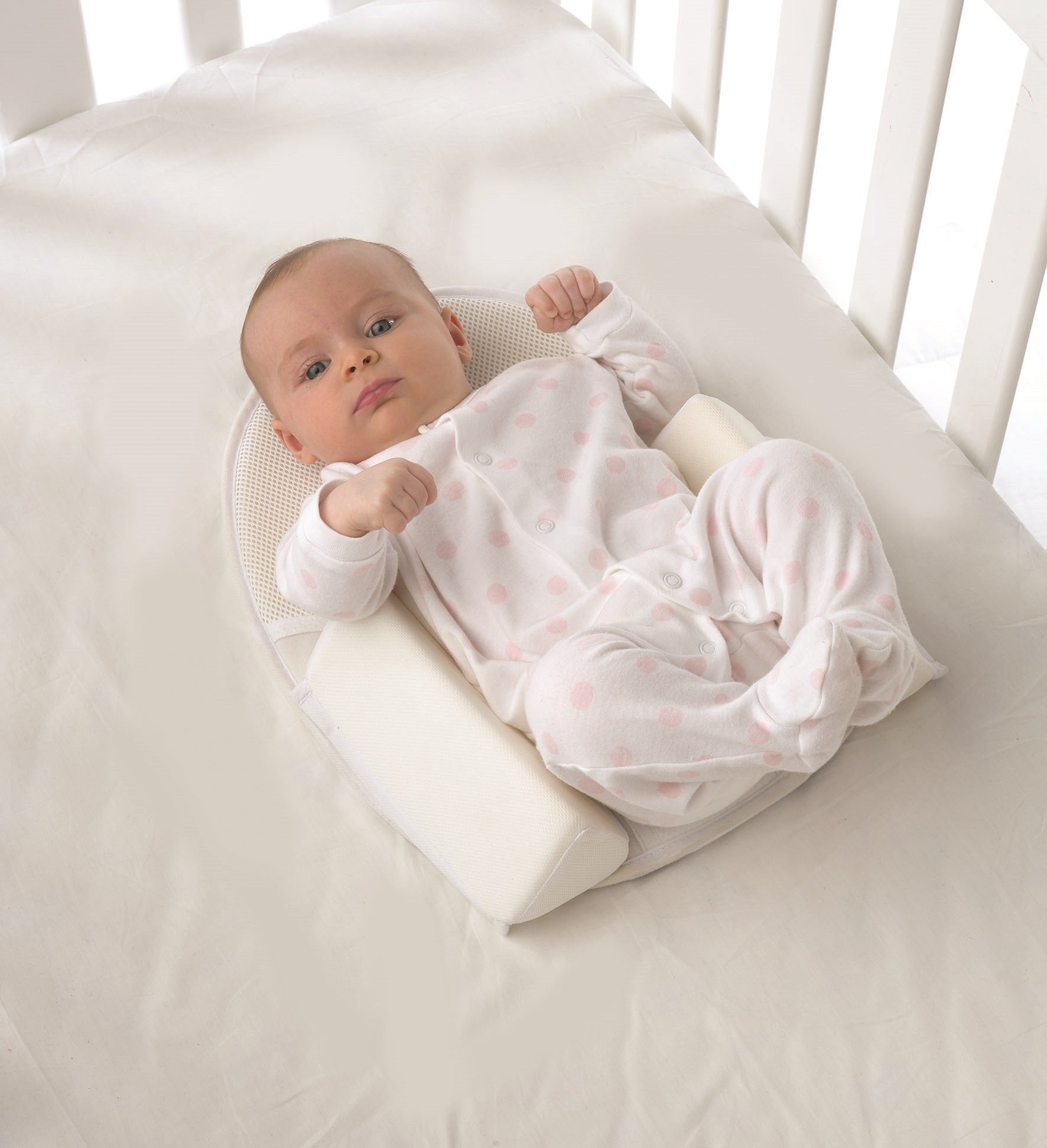 Baby Sleep Positioner with Adjustable Sides & Back