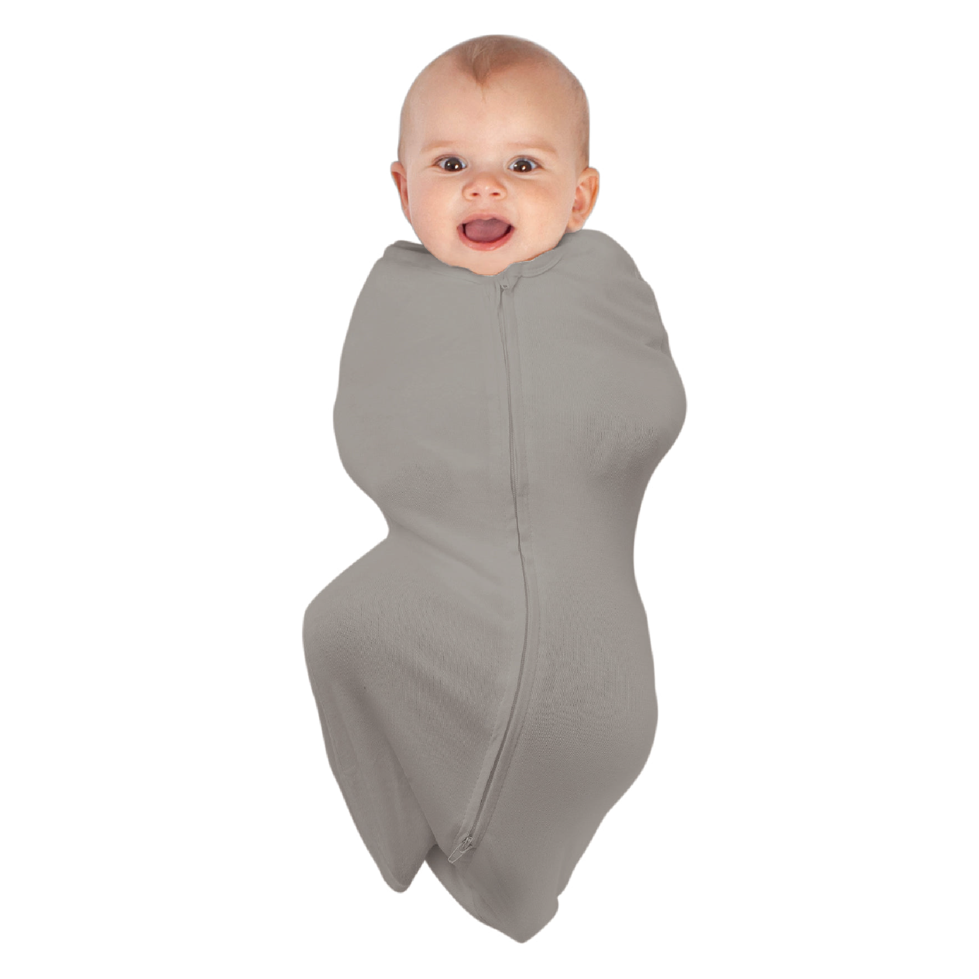 warm grey bamboo 0.5 TOG - swaddle pouch
