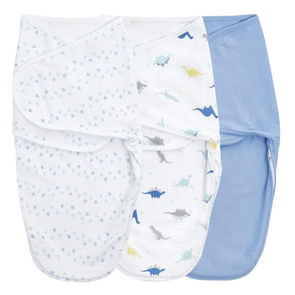 Essentials wrap swaddle 3pack - Dino Rama 0-3 months S/M