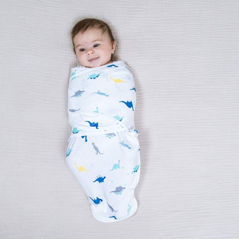 Essentials wrap swaddle 3pack - Dino Rama 4-6 months L