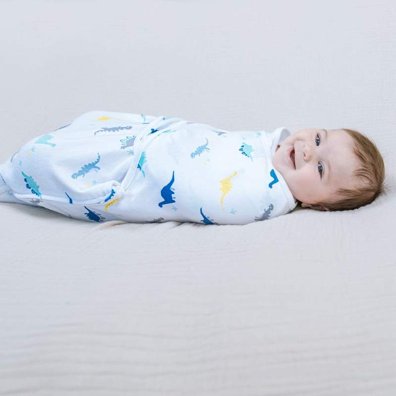 Essentials wrap swaddle 3pack - Dino Rama 4-6 months L